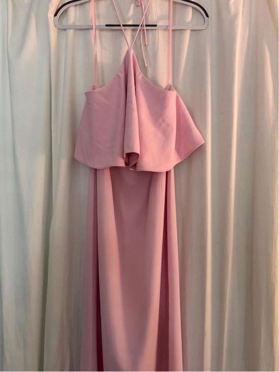 Hello Molly Dresses & Skirts - Hello Molly pink silken radiance halter maxi dress- Size s